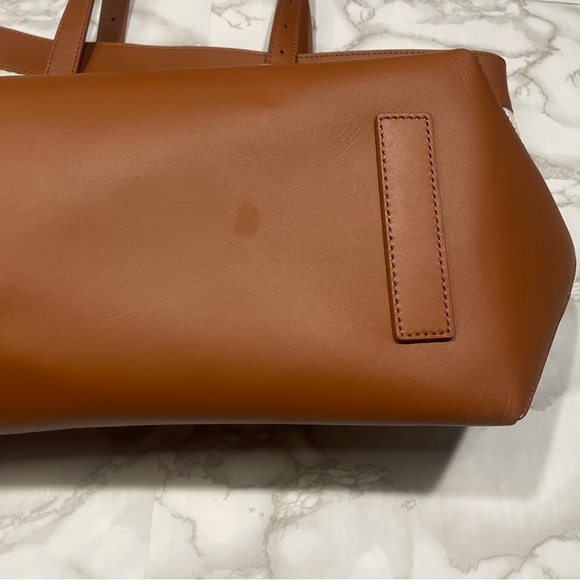 Vineyard Vines Stripe Buckle Strap Tote in Marshmallow - Picture 11 of 11